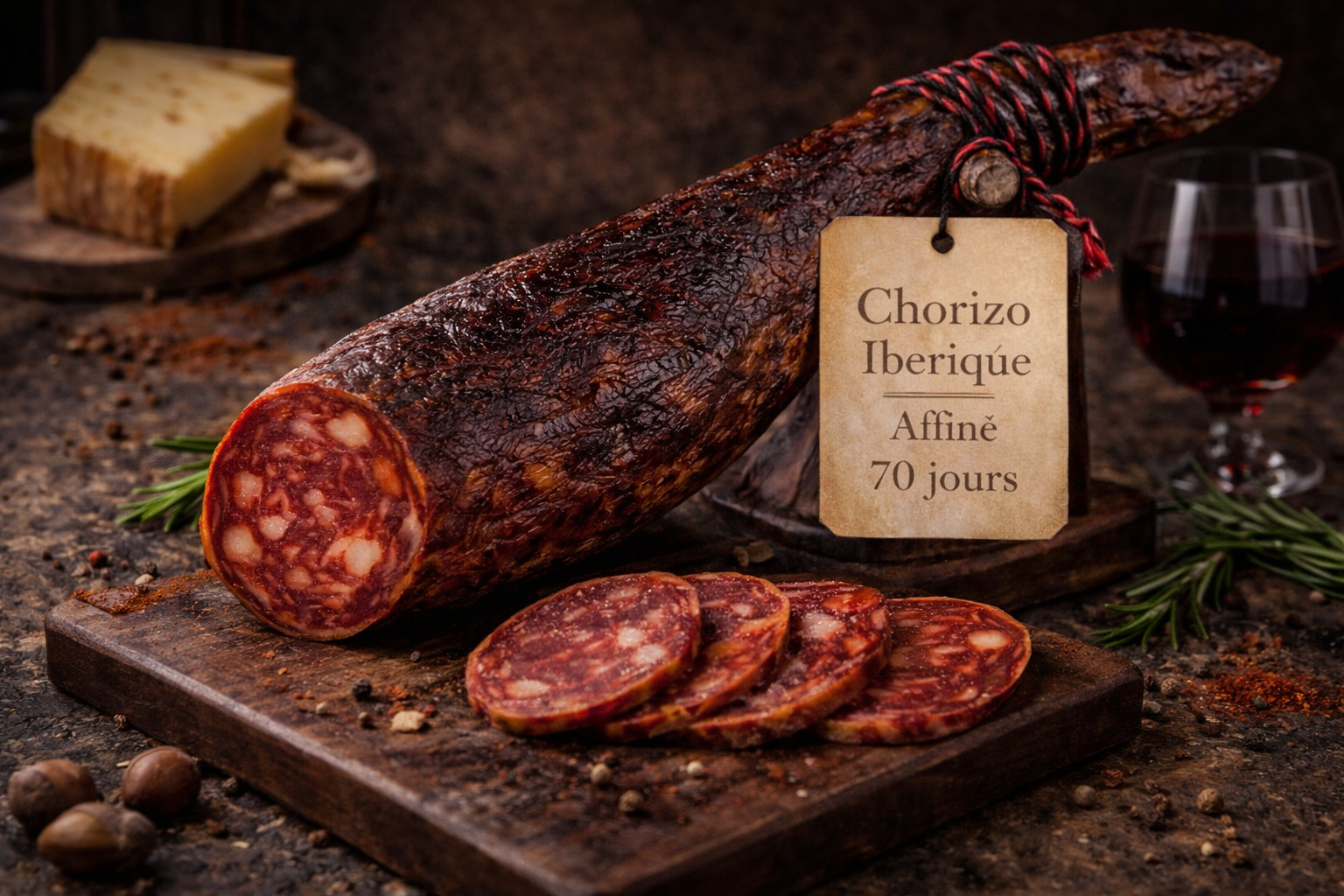 Chorizo Ibérique 70 jours d’affinage