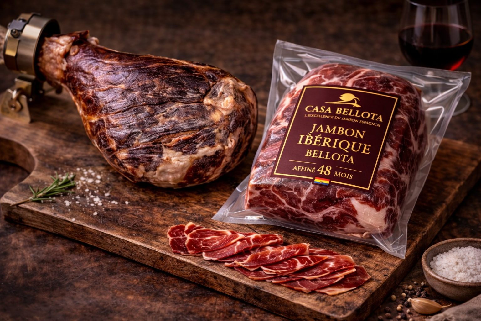 Jambon Ibérique Bellota 48 mois
